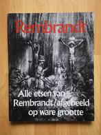 Boek: Alle etsen van Rembrandt op ware grootte, Boeken, Ophalen of Verzenden, Zo goed als nieuw, Schilder- en Tekenkunst
