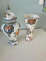 Delfts Blauw Handwerk Vaas - Hollandse Pracht, Antiek en Kunst, Ophalen of Verzenden