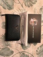 Prada Portemonnee - Zwart Leer, Sieraden, Tassen en Uiterlijk, Portemonnees, Overige merken, Zwart, Ophalen of Verzenden, Zo goed als nieuw