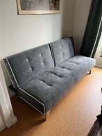 Zgan blauw/grijze slaapbank van MADE, Huis en Inrichting, Slaapkamer | Slaapbanken, Ophalen, 190 cm of minder, Zo goed als nieuw