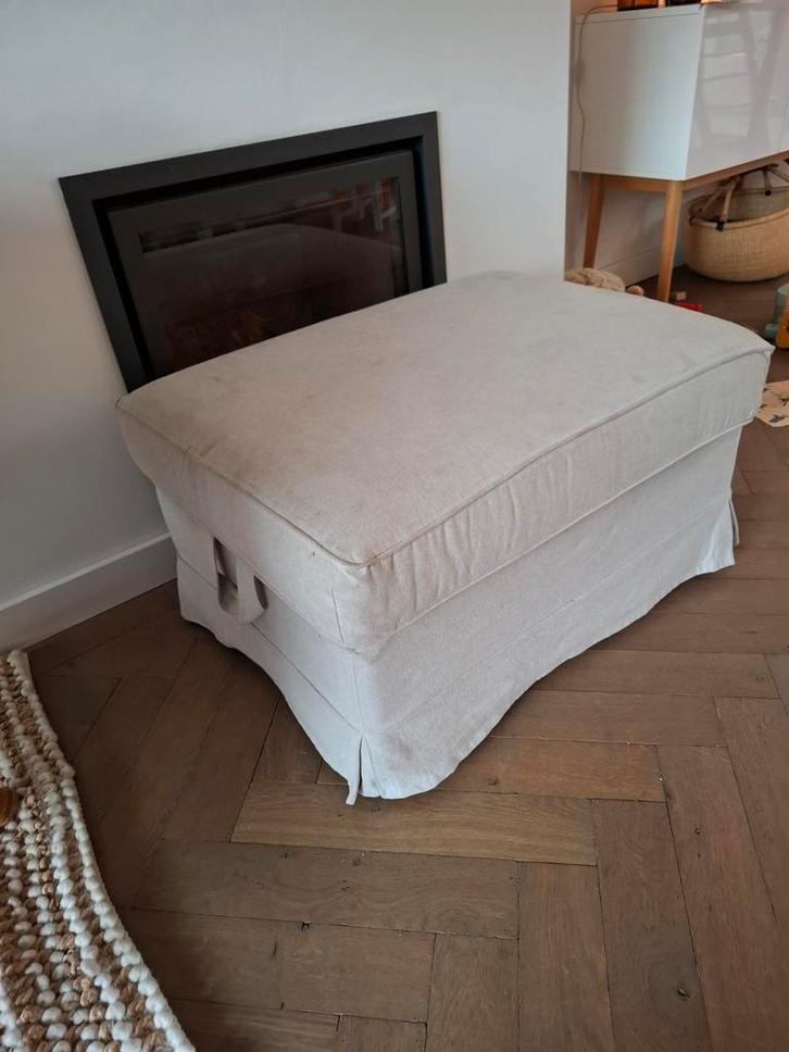 Ikea Ektorp Hocker / Voetenbank, Huis en Inrichting, Banken | Voetenbanken en Poefen, Zo goed als nieuw, 75 tot 100 cm, Rechthoekig