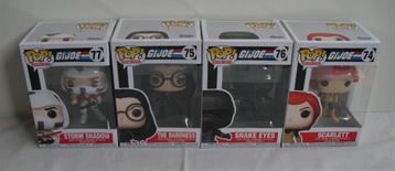 4 Funko GI JOE Funko Pop nieuw in doos. beschikbaar voor biedingen