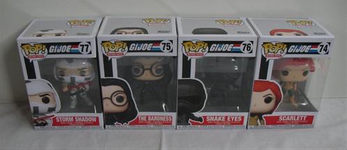 4 Funko GI JOE Funko Pop nieuw in doos., Kinderen en Baby's, Speelgoed | Actiefiguren, Nieuw, Ophalen of Verzenden