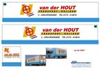 Vrachtauto decal 1:50 van der Hout s'Gravenzande - Poeldijk, Hobby en Vrije tijd, Modelauto's | 1:50, Verzenden, Nieuw, Bus of Vrachtwagen