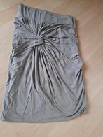 GRIJZE RIMPEL ROK Merk Donna Due maat S, Kleding | Dames, Ophalen of Verzenden, Zo goed als nieuw, Maat 36 (S), Grijs