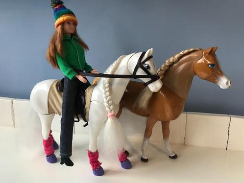 PAARDENFANS OPGELET:  AMIKA SET: 20 DELIG + BARBIE MEREL, Kinderen en Baby's, Speelgoed | Overig, Zo goed als nieuw, Meisje, Ophalen of Verzenden