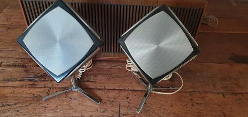 Vintage Grundig cube kubus luidsprekers Audiorama 700 set, Audio, Tv en Foto, Luidsprekers, Ophalen