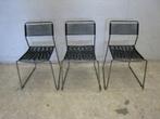 Set van 3 Lisa Norinder Spaghetti stoelen, Gebruikt