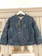 Denim Jasje bloemen Miss Etam maat 38 Nieuw, Kleding | Dames, Maat 38/40 (M), Blauw, Nieuw, Ophalen of Verzenden