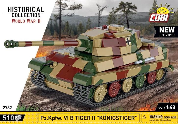 COBI 2732 COBI Tiger II “Königstiger”, Kinderen en Baby's, Speelgoed | Bouwstenen, Nieuw, Overige merken, Ophalen of Verzenden