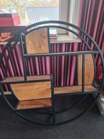 Industriële Wandrek Rond 80 cm, Huis en Inrichting, Ophalen of Verzenden, Zo goed als nieuw