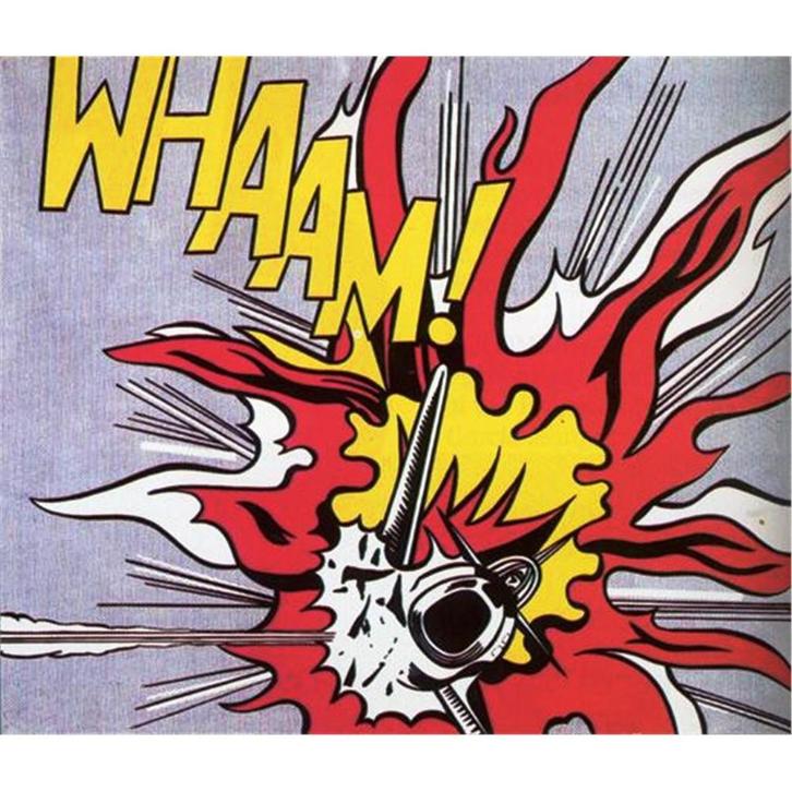 Roy Lichtenstein Exp-Affiche"Whaam Right-Hand Panel"Tatel Lo, Antiek en Kunst, Kunst | Litho's en Zeefdrukken, Ophalen of Verzenden