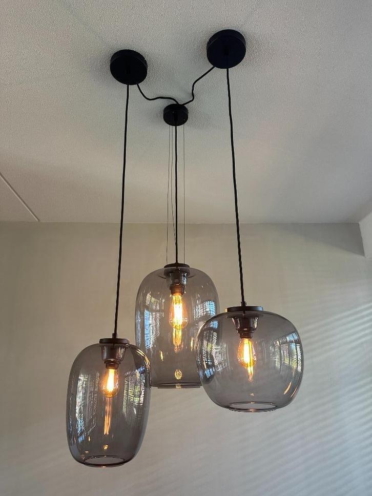 Lamp Bolia glas Grape Pendel, Huis en Inrichting, Lampen | Hanglampen, Zo goed als nieuw, Minder dan 50 cm, Glas, Ophalen