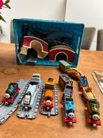Diverse Thomas de Trein wagonnetjes (metaal) en rails, Ophalen of Verzenden, Gebruikt