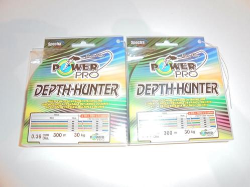 Power Pro Depth-Hunter Gevlochten lijn 300m 0,36mm 30kg USA., Watersport en Boten, Hengelsport | Zeevissen, Nieuw, Vislijn, Ophalen of Verzenden