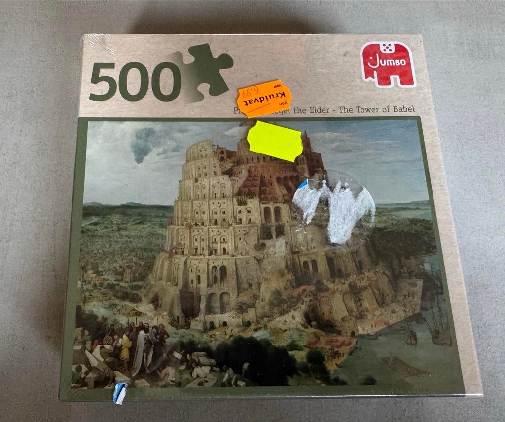Nieuwe Jumbo Puzzel - Toren van Babel 500 stukjes, Ophalen of Verzenden