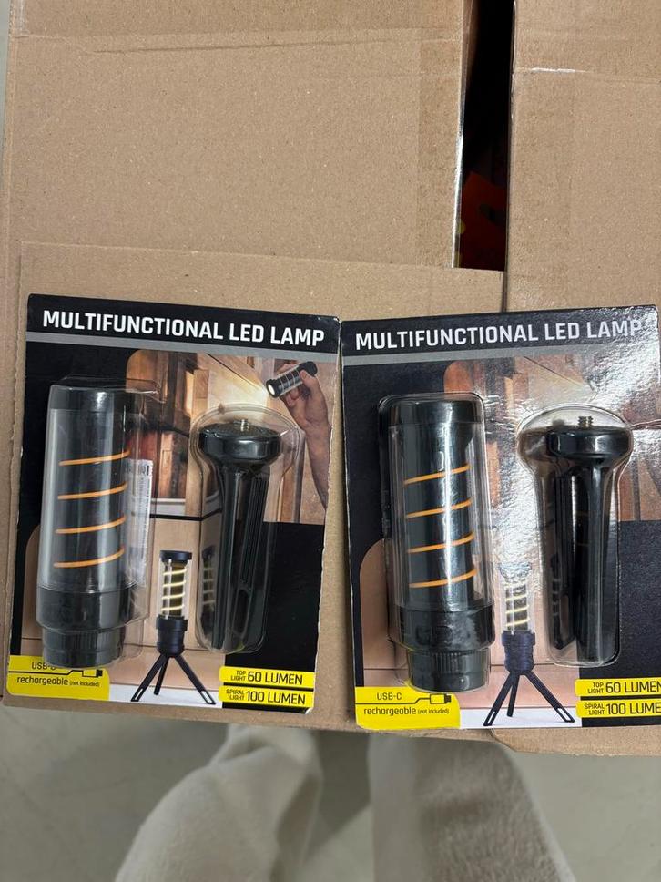 2x Multifunctionele LED Lamp - Nieuw in verpakking, Doe-het-zelf en Verbouw, Bouwverlichting, Nieuw, Lamp, Minder dan 50 watt