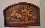 Wandbord Paddington Tea House - Houten Decoratie, Antiek en Kunst, Ophalen of Verzenden