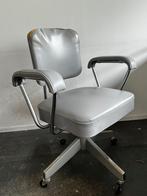 Okamura vintage bureaustoel midcentury - opknapper, Ophalen, Gebruikt, Grijs, Bureaustoel