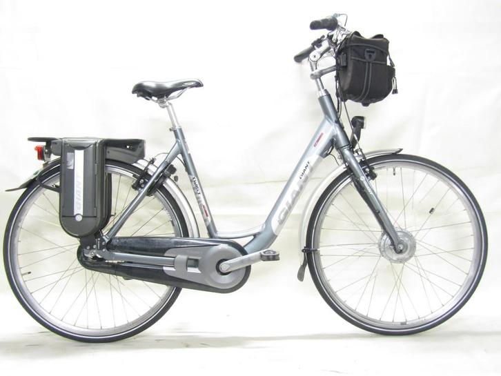 Giant Twist grijs dames 55cm 28inch, Fietsen en Brommers, Elektrische fietsen, Gebruikt, Giant, 55 tot 59 cm