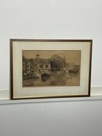 Jan Sirks - Ets Delfdshaven Rotterdam, Antiek en Kunst, Ophalen of Verzenden