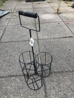 Flessendrager, Ophalen, Zo goed als nieuw, Metaal, Minder dan 50 cm