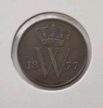 Prachtige 1 Cent 1877 - Willem III, Postzegels en Munten, Munten | Nederland, Koning Willem III, 1 cent, Losse munt, Verzenden
