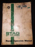 origineel werkplaats handboek triumph stag, Auto diversen, Handleidingen en Instructieboekjes, Ophalen of Verzenden