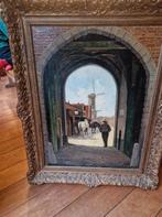 Toon van Ooijen (1885-1954) schilderij met mooie lijst, Antiek en Kunst, Kunst | Schilderijen | Klassiek, Ophalen of Verzenden