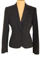 Vanilia Elements jasje, blazer, krijtstreep Mt. 36 / S, Verzenden, Zwart, Zo goed als nieuw, Jasje
