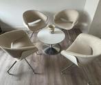 B&B Italia Sina + Artifort set (salontafel + 4 kuipstoelen), Ophalen, 50 tot 100 cm, Zo goed als nieuw, Minder dan 50 cm