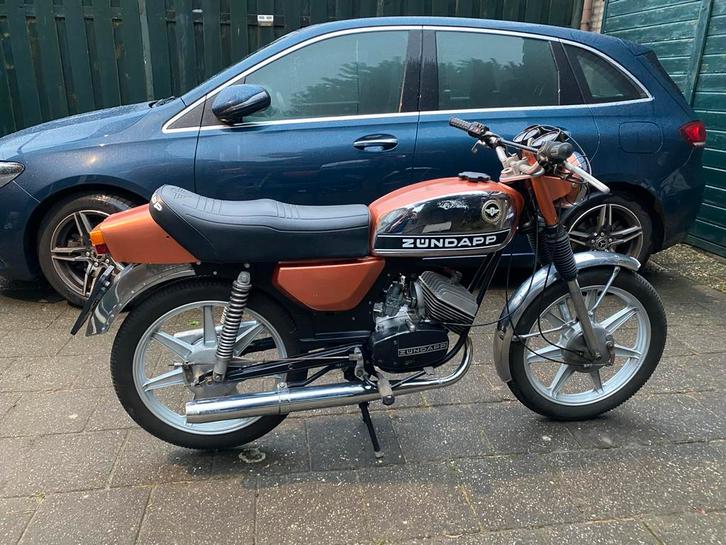 Zündapp GTS50 - 529 - 4 bak voet versnelling, Fietsen en Brommers, Brommers | Zundapp, Gebruikt, GTS50, Maximaal 45 km/u, Ophalen
