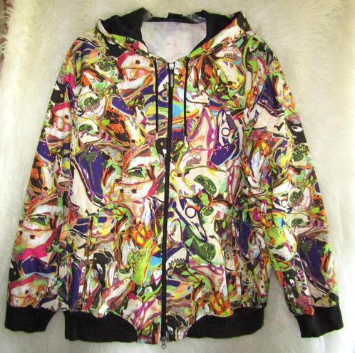 Vintage Y2K Nike Air Jordan Sneaker Print L - XL collectors, Kleding | Heren, Jassen | Zomer, Gedragen, Maat 56/58 (XL), Ophalen of Verzenden