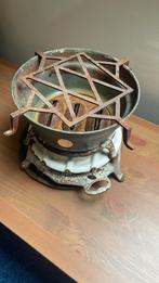 Vintage petroleum stel groen, Antiek en Kunst, Ophalen of Verzenden