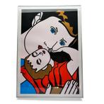 Wouter van Riessen (1967) - 'zelfportret met pop', Antiek en Kunst, Ophalen of Verzenden