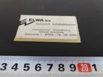 sticker Breda ELWA bv Technisch Installatiebureau, Verzamelen, Ophalen, Zo goed als nieuw, Bedrijf of Vereniging