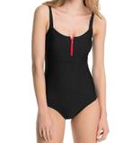 Esprit zwart met rode rits gewatteerd badpak maat 40, Kleding | Dames, Badmode en Zwemkleding, Zwart, Nieuw, Badpak, Ophalen of Verzenden