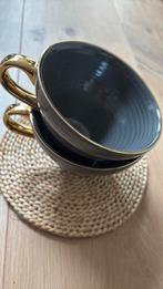 2 H&M HOME MOKKEN nieuw ( alleen maar in de kast gestaan), Ophalen of Verzenden, Zo goed als nieuw, Overige stijlen, Kop(pen) en/of Schotel(s)