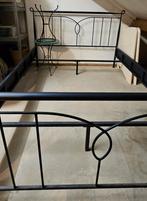 Metalen bed donkerblauw 140*200 cm. Bieden naar waarde., Ophalen, Blauw, Tweepersoons, 140 cm