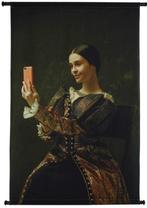 Wandkleed Mobile Phone Velvet Brown 83  x 110 cm, Ophalen of Verzenden, 75 tot 100 cm, Schilderij, 75 cm of meer