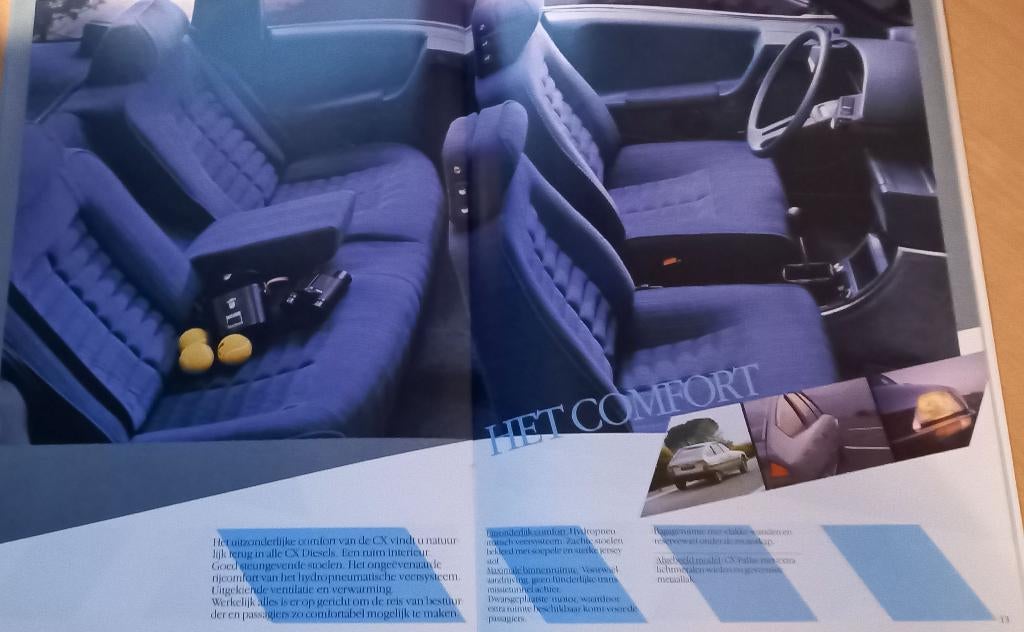 Citroën CX Diesel brochure 1982, Verzenden, Zo goed als nieuw, Citroën