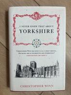Boek: I Never Knew That About Yorkshire (engelstalig), Ophalen of Verzenden, 20e eeuw of later, Gelezen
