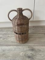 Mooie grote rattan vaas Riviera Maison, Huis en Inrichting, Ophalen of Verzenden, Zo goed als nieuw