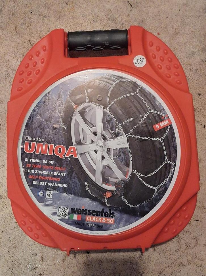 Weissenfels Clack&Go UNIQA L080 Sneeuwkettingen, Auto diversen, Sneeuwkettingen, Nieuw, Ophalen of Verzenden