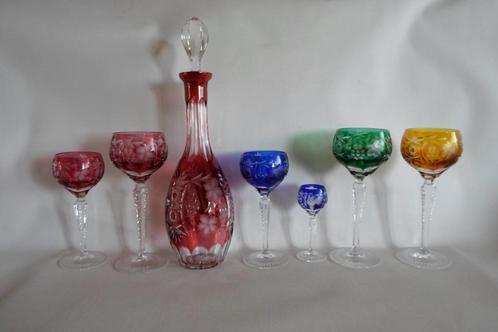Nachtmann Kristal Decanter Glazen, Antiek en Kunst, Antiek | Glas en Kristal, Ophalen of Verzenden