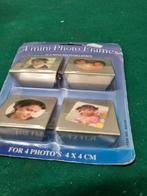 Fotolijsten mini 4x4cm metaal, Ophalen of Verzenden, 'T Olde Gre-j, Info@toldegrej.nl, Endepoelstraat 20f Didam