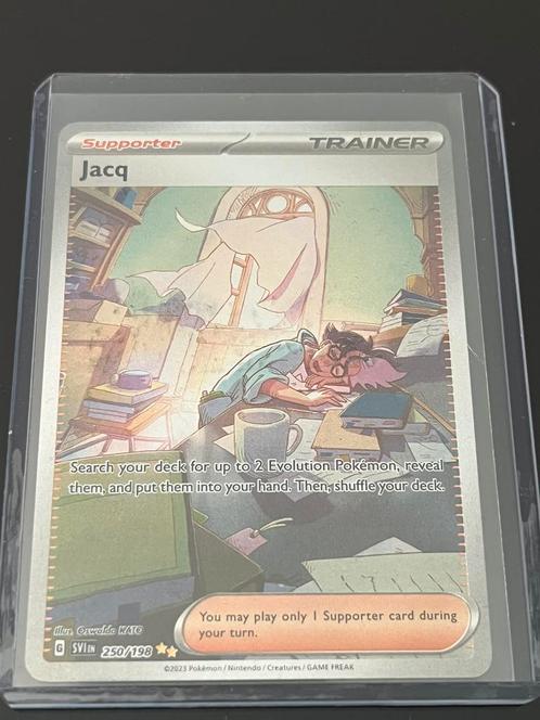 Jacq 250/198 Scarlet&Violet, Hobby en Vrije tijd, Verzamelkaartspellen | Pokémon, Zo goed als nieuw, Losse kaart, Ophalen of Verzenden