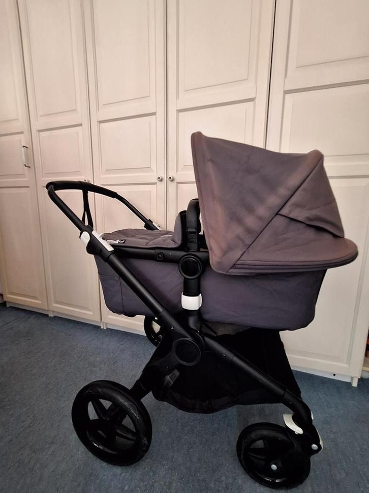 Bugaboo Fox 2/3 Combiwagen Stormy Blue + Accessoires, Kinderen en Baby's, Kinderwagens en Combinaties, Gebruikt, Bugaboo, Met reiswieg