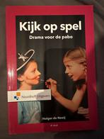 Kijk op spel - Drama voor de pabo, Boeken, Ophalen of Verzenden, Alpha, Gelezen, HBO