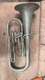 Oude Konefa Eufonium/Baritonsax, Muziek en Instrumenten, Blaasinstrumenten | Overige, Ophalen, Gebruikt, Koperblazer